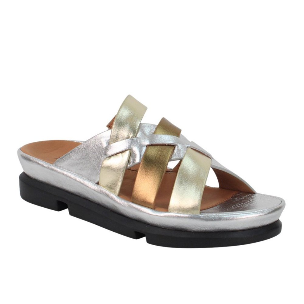 L'Amour Des Pieds NEW Mules Slides Orthotic Comfort Sandal Leather Womens 10 NWT